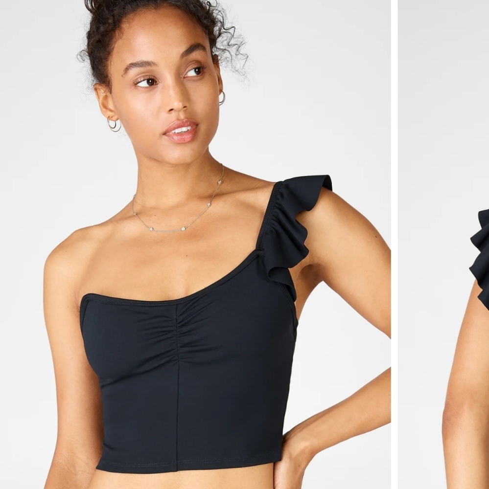 NWT Fabletic Mellie Ruffle Top size XS